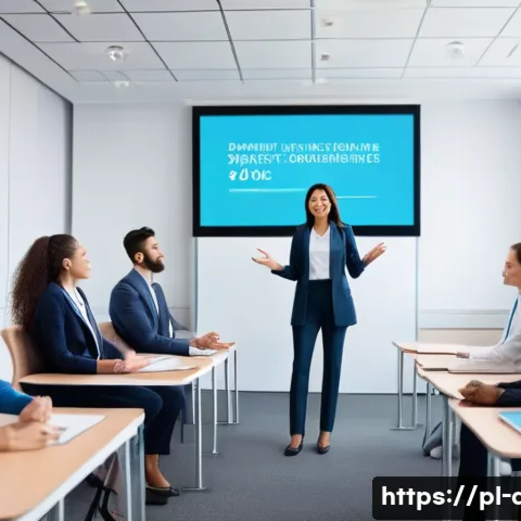 의학 강의 준비 노하우 - **Interactive Medical Presentation:**
A dynamic, professional female doctor in her mid-30s, wear...